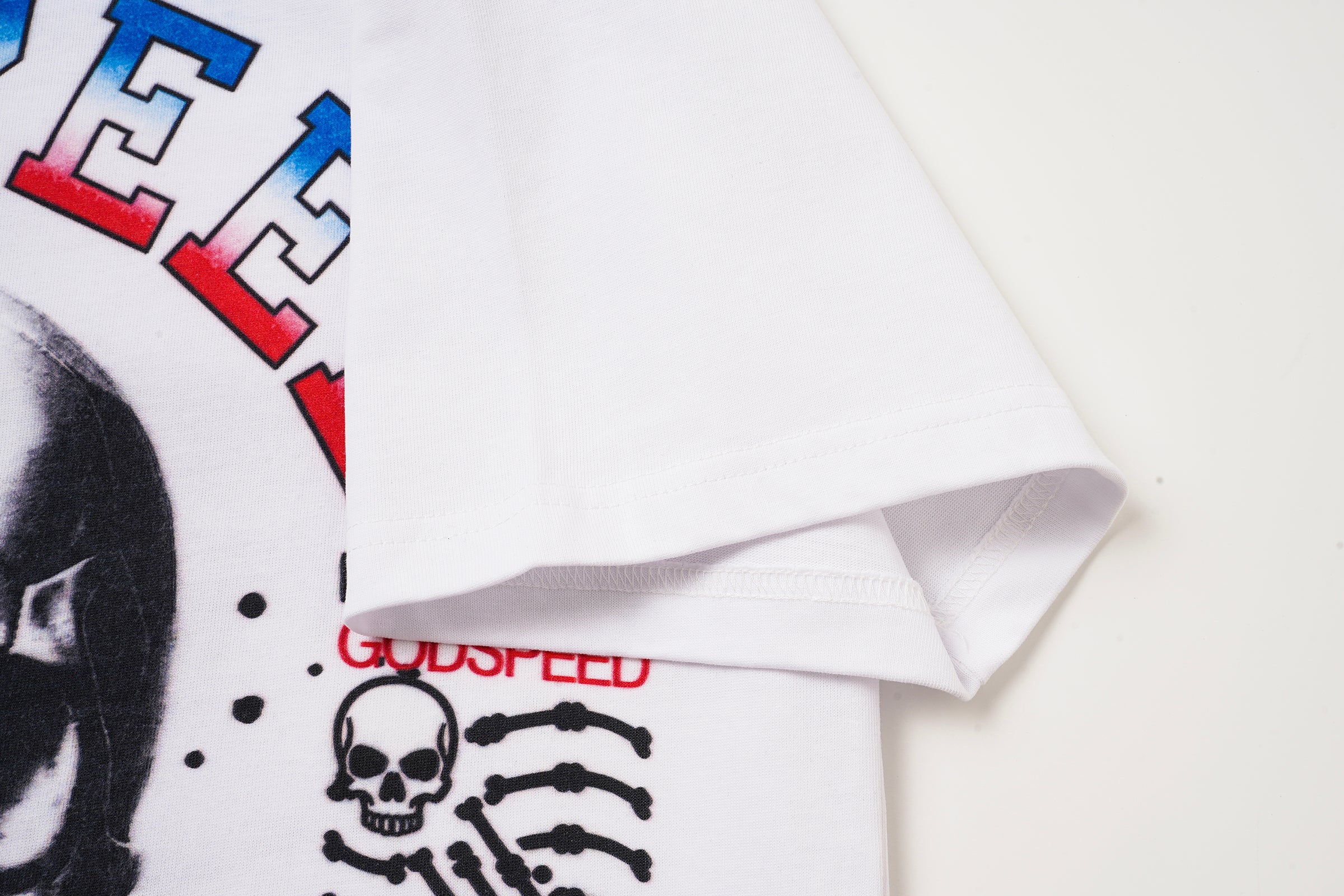 Godspeed Colour‑Skull Graphic T‑Shirt