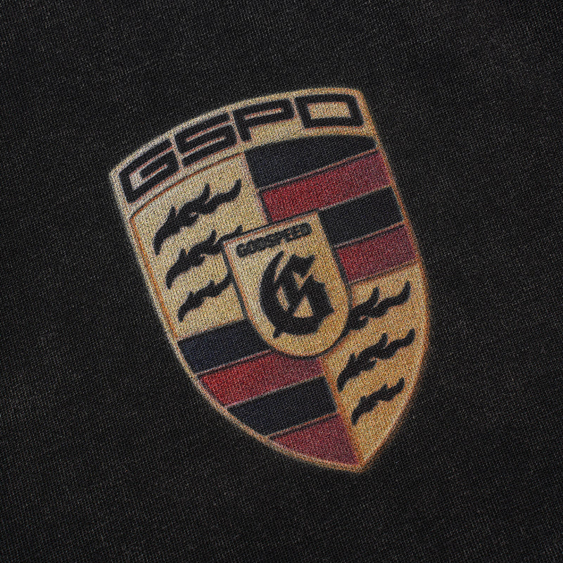 Godspeed Vintage Washed Badge Graphic T‑Shirt