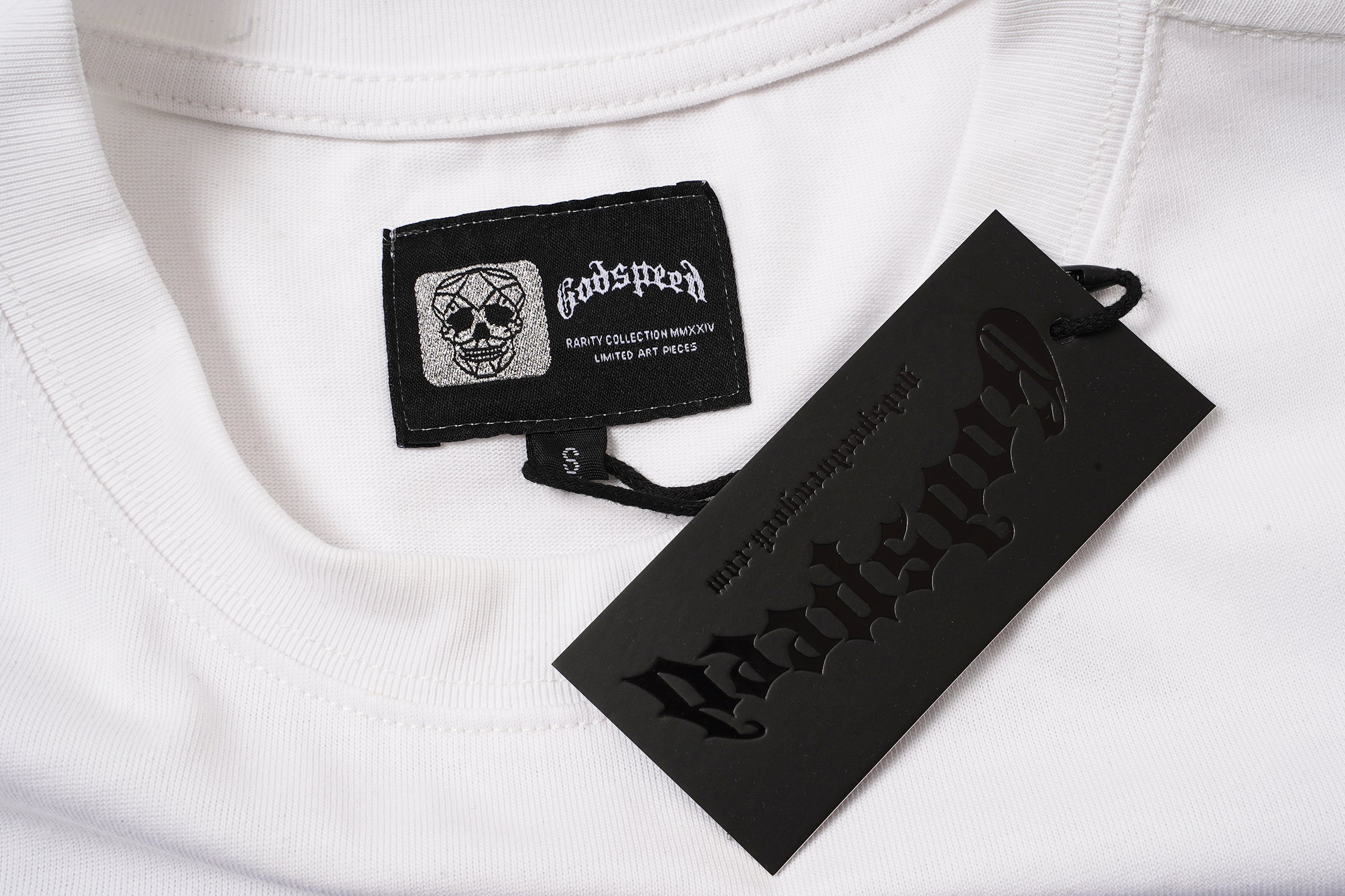 Godspeed Blue Graphic White T‑Shirt