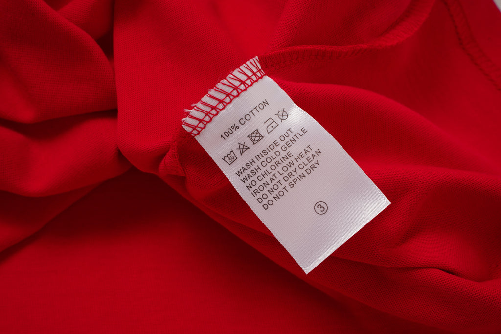 Godspeed Skull‑Laurel Red Contrast‑Collar Polo Shirt