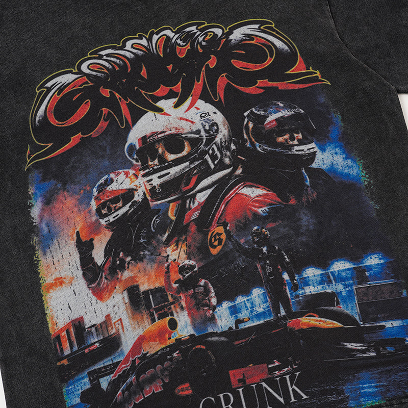 Godspeed Motorcycle Rider Graphic T‑Shirt