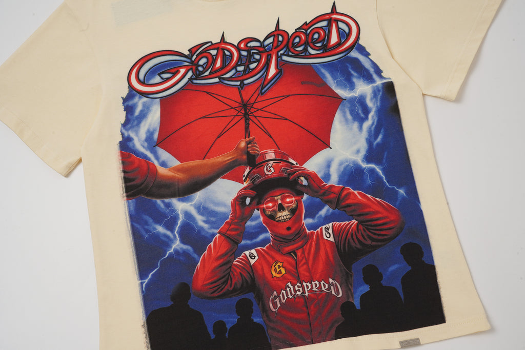 Godspeed Retro Figure Graphic Short‑Sleeve T‑Shirt