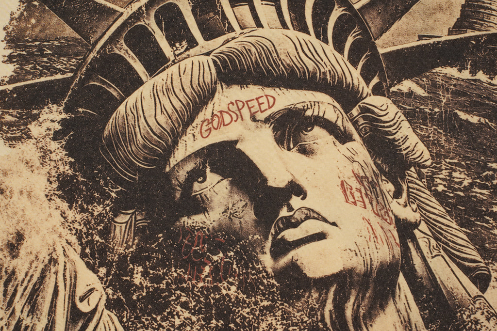 Godspeed Vintage‑Wash Statue of Liberty Sleeveless Tank Top