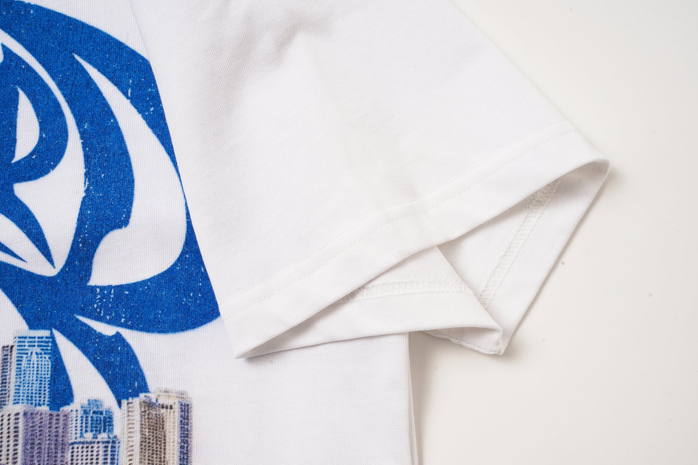 Godspeed Blue Graphic White T‑Shirt