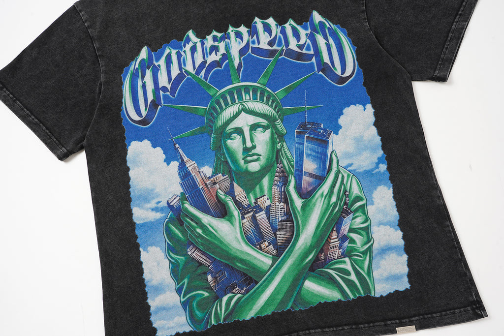 Godspeed Statue Of Liberty Graphic T‑Shirt