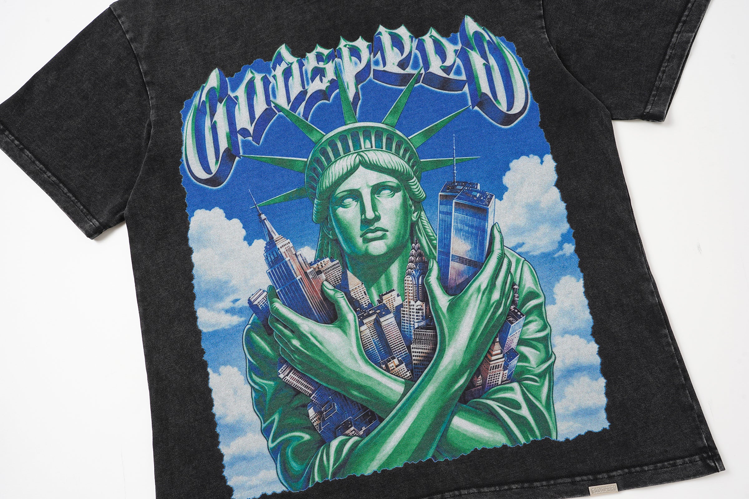 Godspeed Statue Of Liberty Graphic T‑Shirt