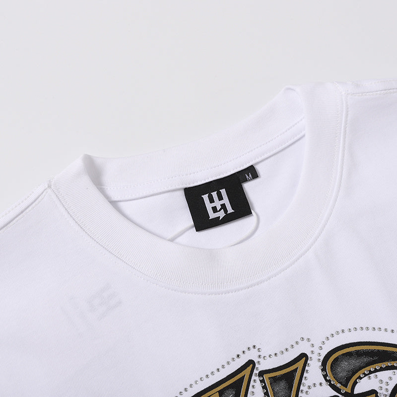 Life Hustlers Praying Angel Graphic White Tee
