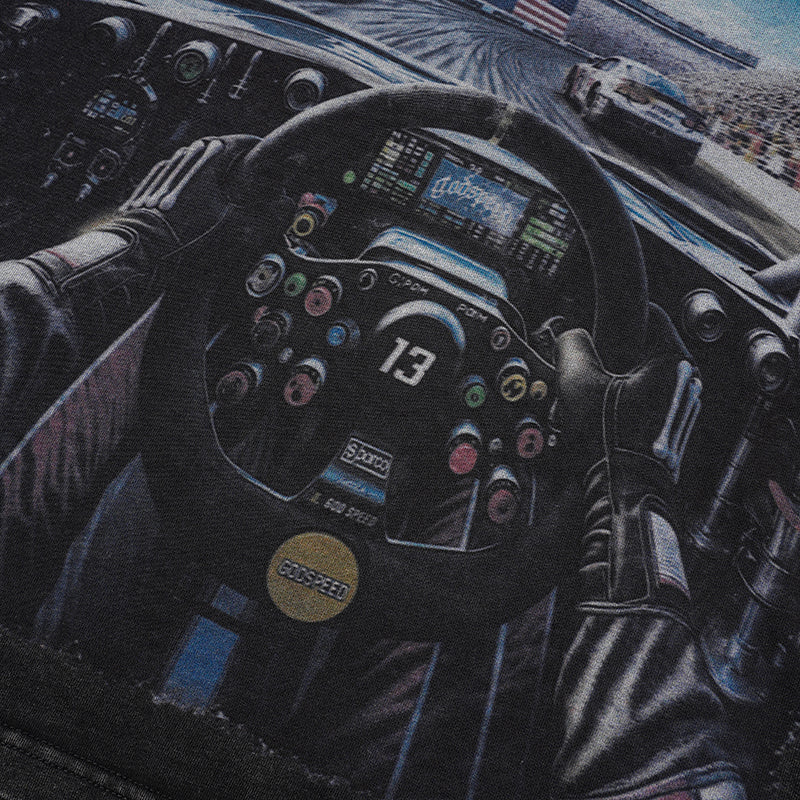 Godspeed Racing‑Scene Graphic T‑Shirt