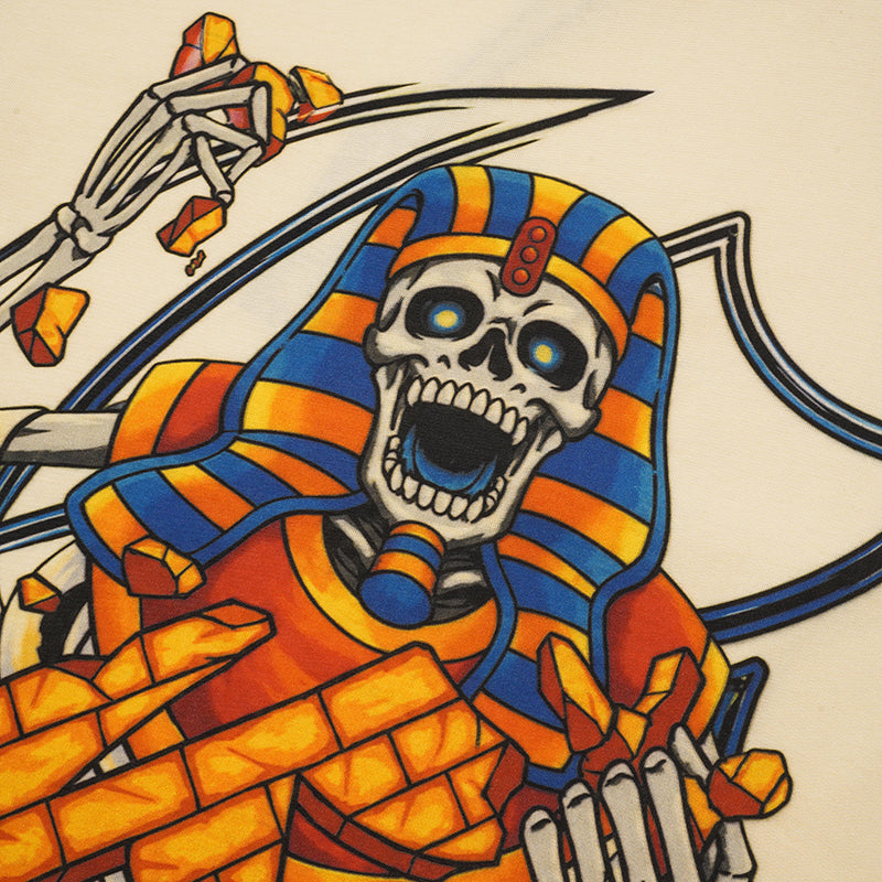 Godspeed Egyptian Skull Graphic T‑Shirt
