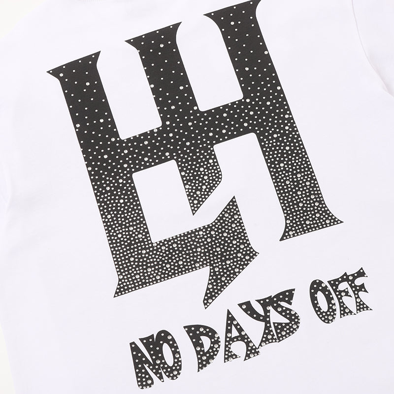 Life Hustlers Angel Portrait Graphic White T‑Shirt