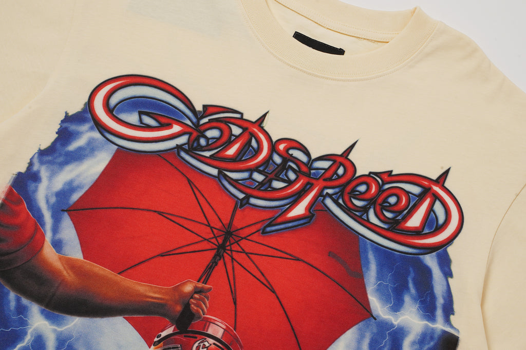 Godspeed Retro Figure Graphic Short‑Sleeve T‑Shirt