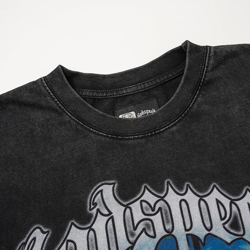 Godspeed Racing‑Scene Graphic T‑Shirt