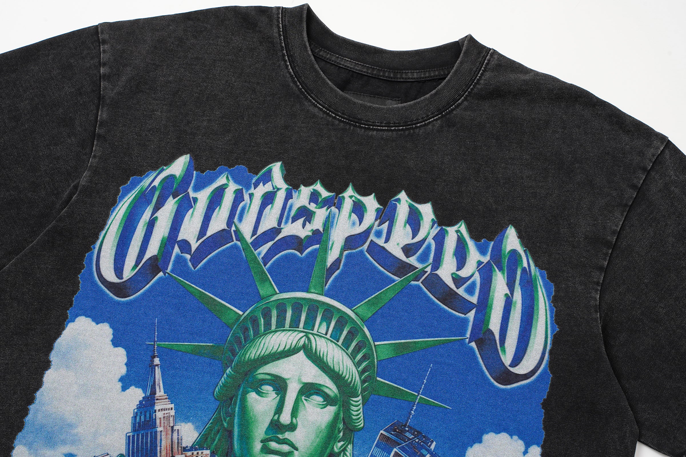 Godspeed Statue Of Liberty Graphic T‑Shirt