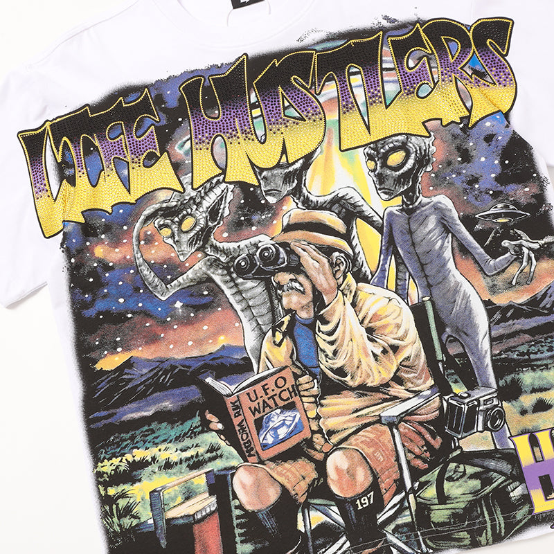 Life Hustlers Vintage Art Graphic White T‑Shirt