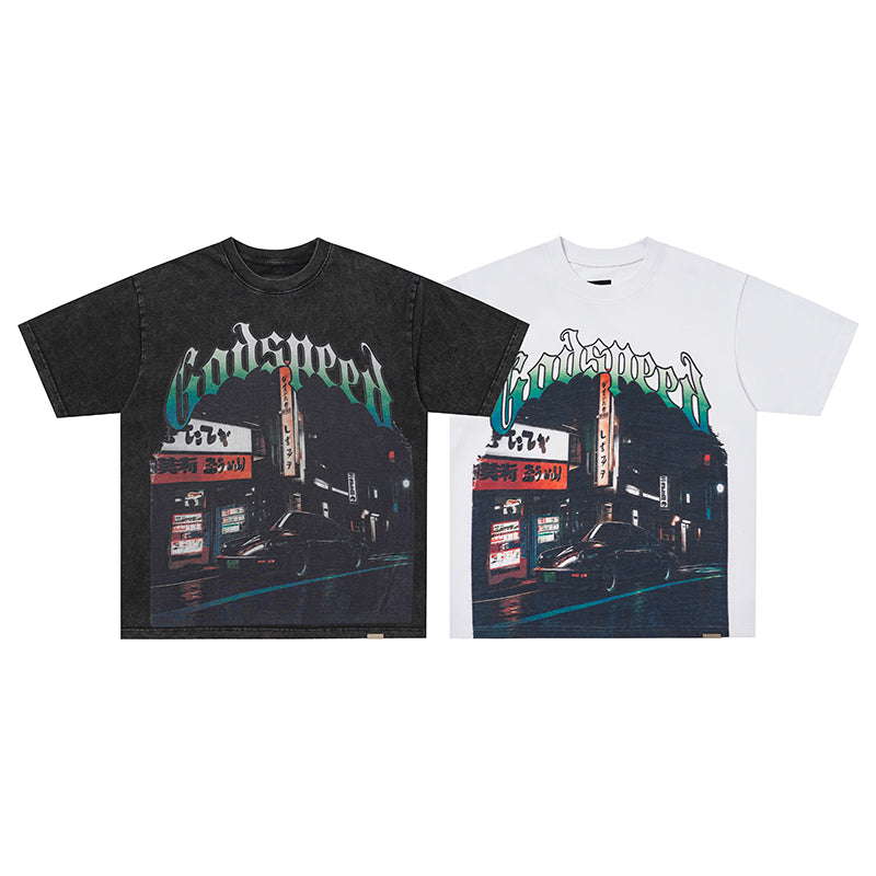 Godspeed City‑Scene Logo T‑Shirt