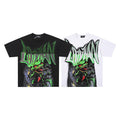 MIXED EMOTION Green Letter Graphic 2‑Color T‑Shirt