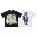 MIXED EMOTION Angel Letter Graphic 2‑Color T‑Shirt