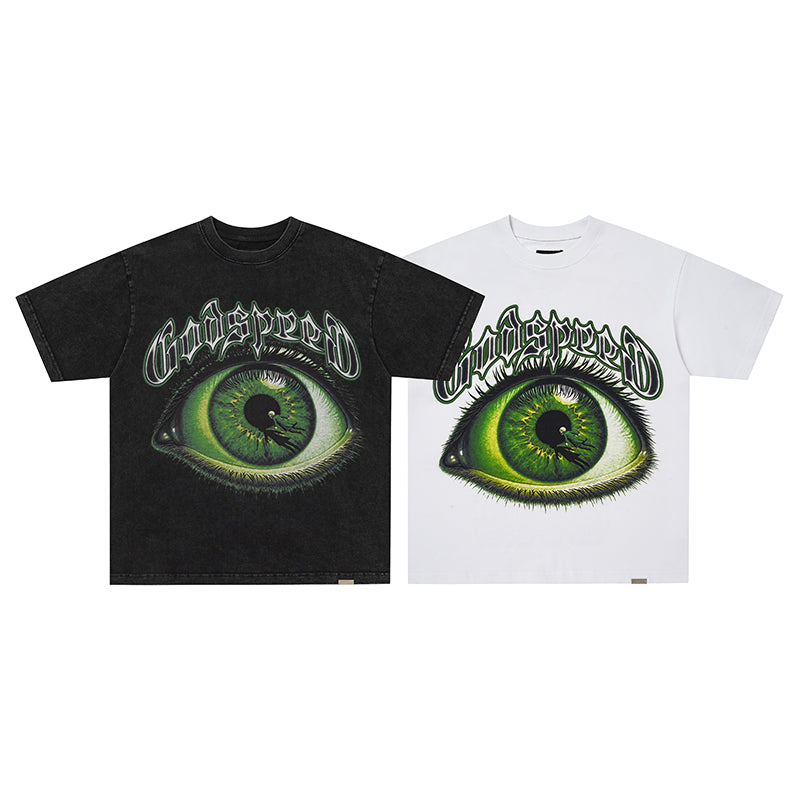 Godspeed Green‑Eye Graphic T‑Shirt