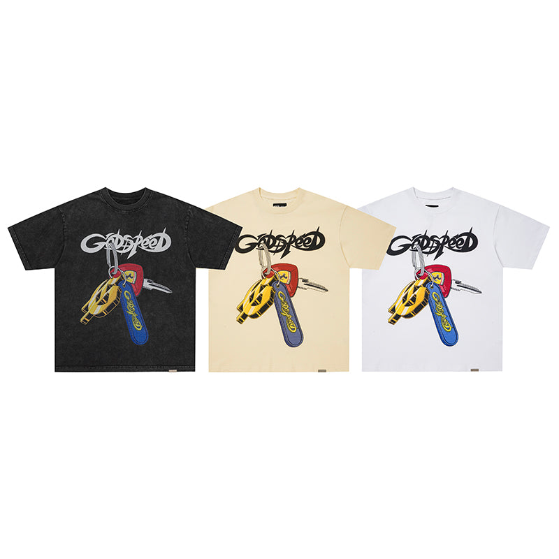 Godspeed Gun Graphic Short‑Sleeve T‑Shirt