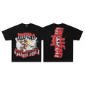MIXED EMOTION Eagle Graphic Black T‑Shirt