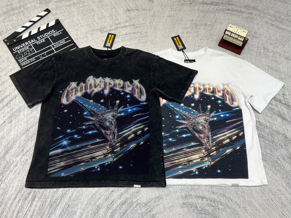 Godspeed Multi‑Style Galaxy Graphic T‑Shirt