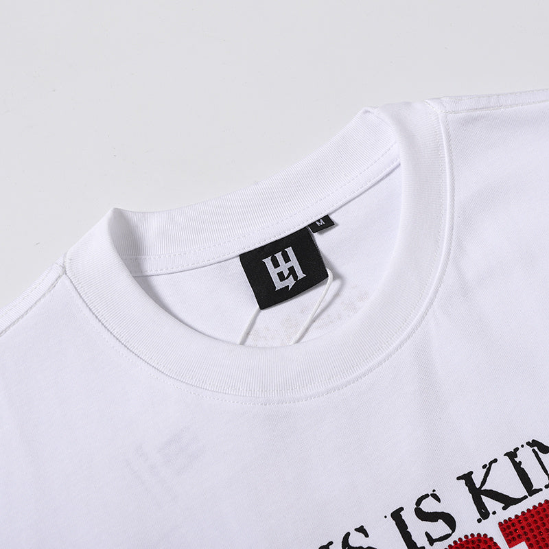 Life Hustlers Jesus Collage Graphic White Tee