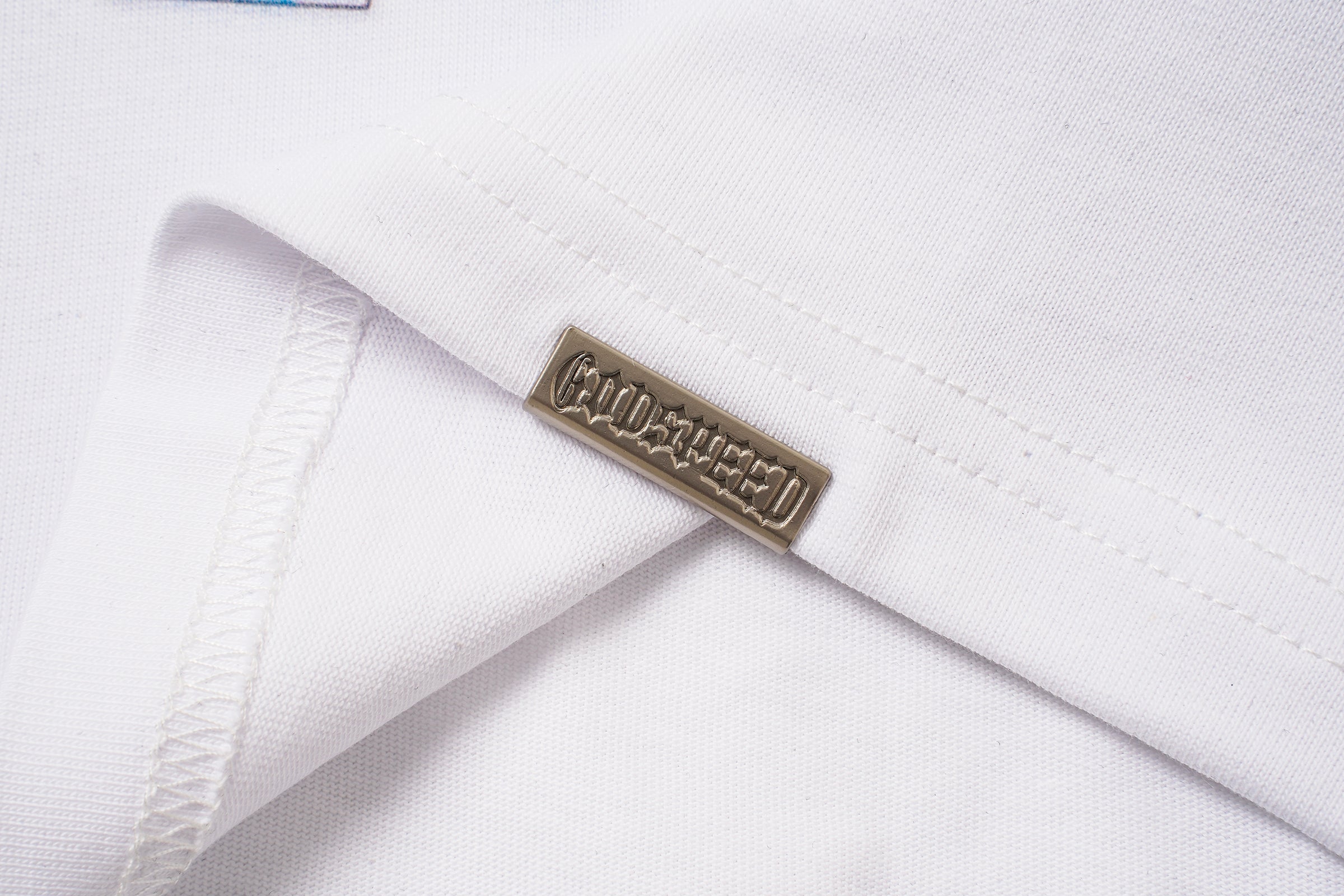 Godspeed Blue‑Skull Graphic T‑Shirt