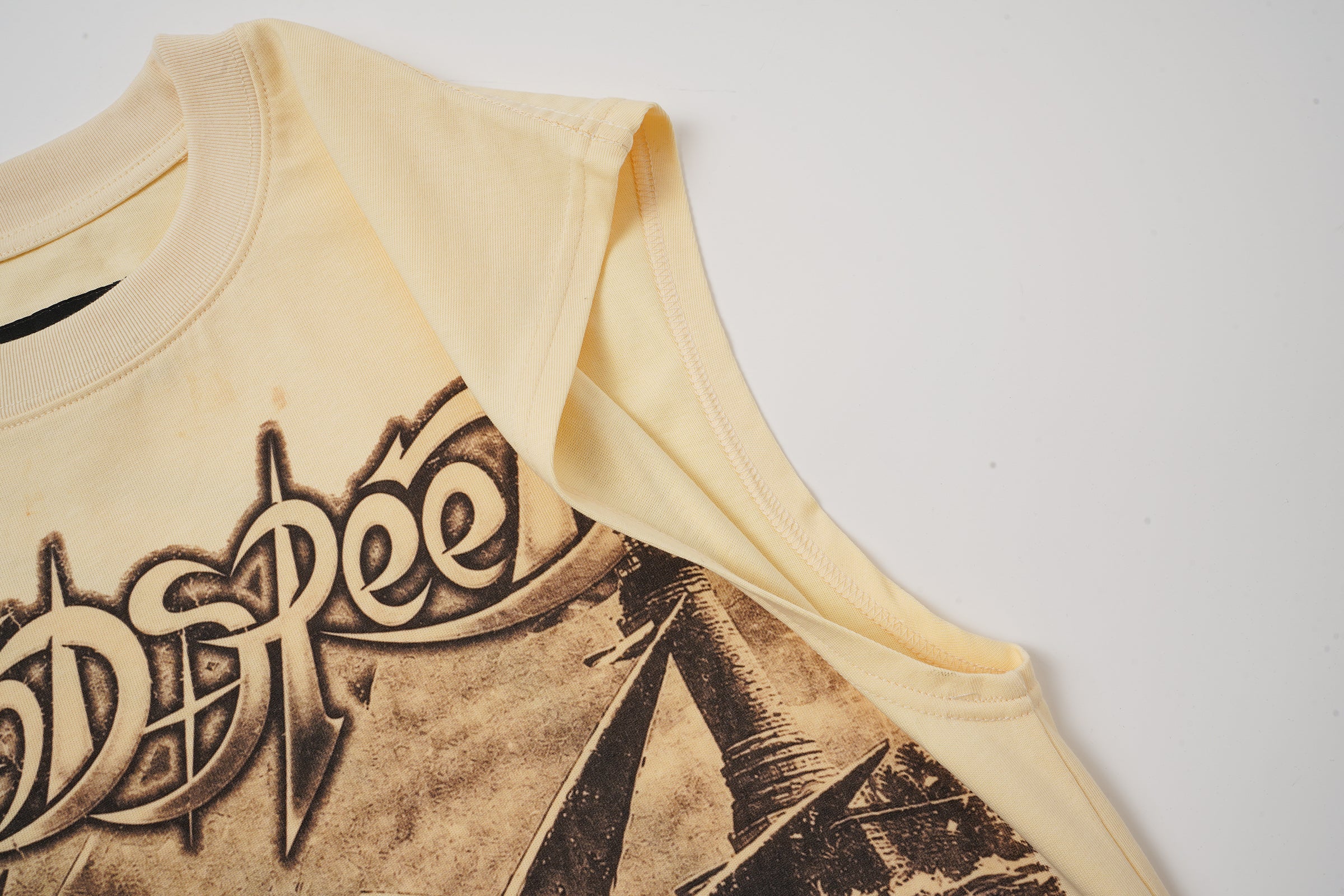 Godspeed Vintage‑Wash Statue of Liberty Sleeveless Tank Top