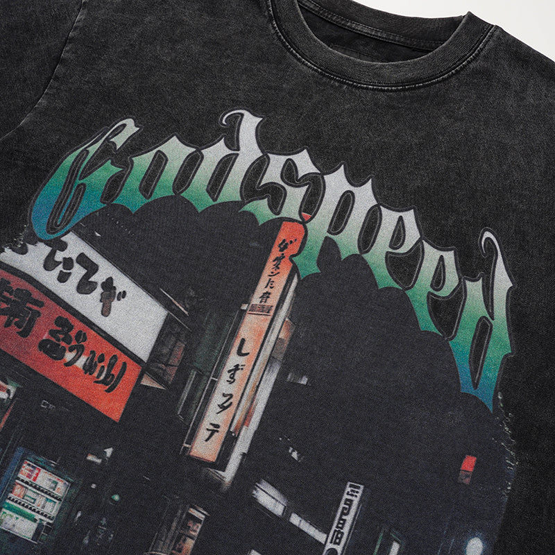 Godspeed City‑Scene Logo T‑Shirt