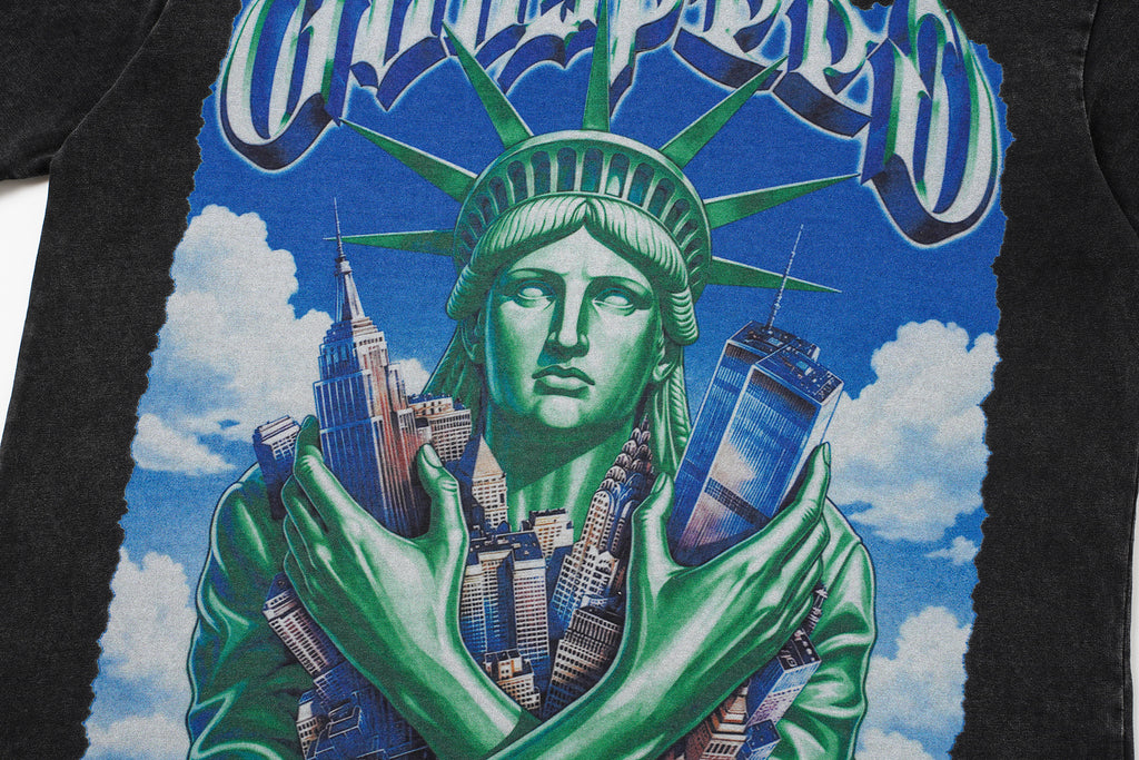 Godspeed Statue Of Liberty Graphic T‑Shirt