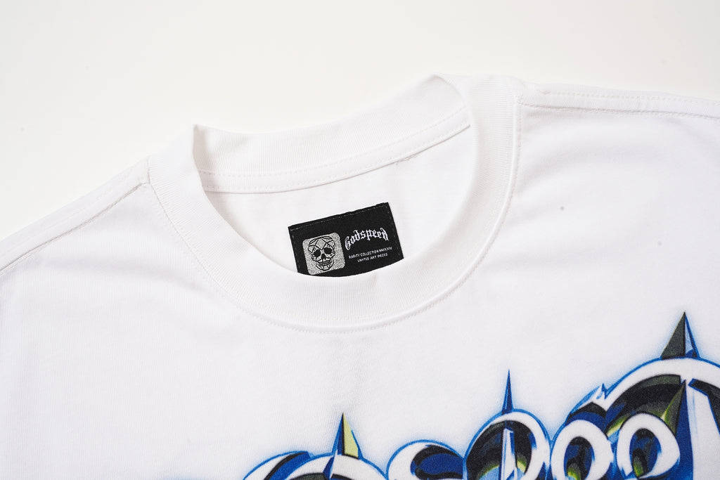 Godspeed Out Of Many One White Graphic T‑Shirt