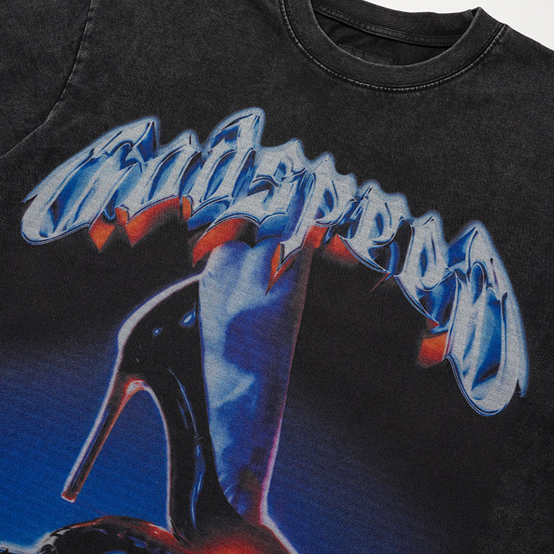 Godspeed Neon High‑Heels Graphic T‑Shirt