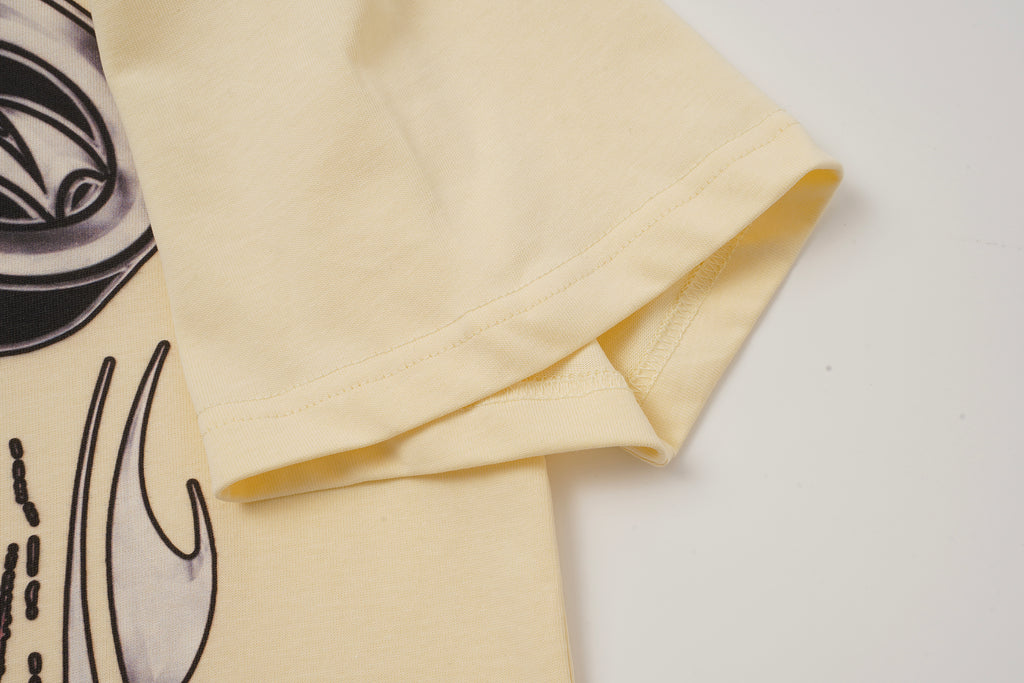 Godspeed Flame Graphic Cream T‑Shirt
