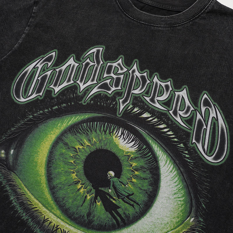 Godspeed Green‑Eye Graphic T‑Shirt
