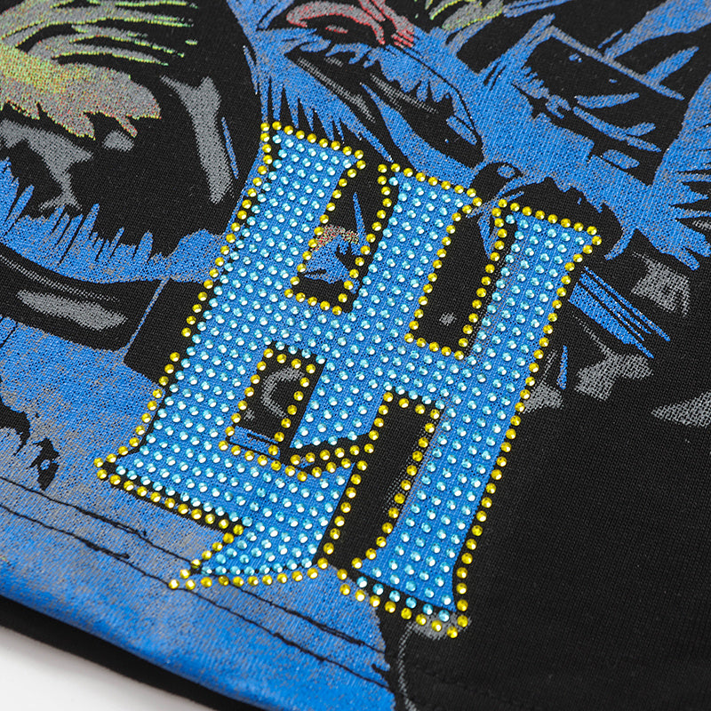 Life Hustlers Skeleton Graphic Black Tee