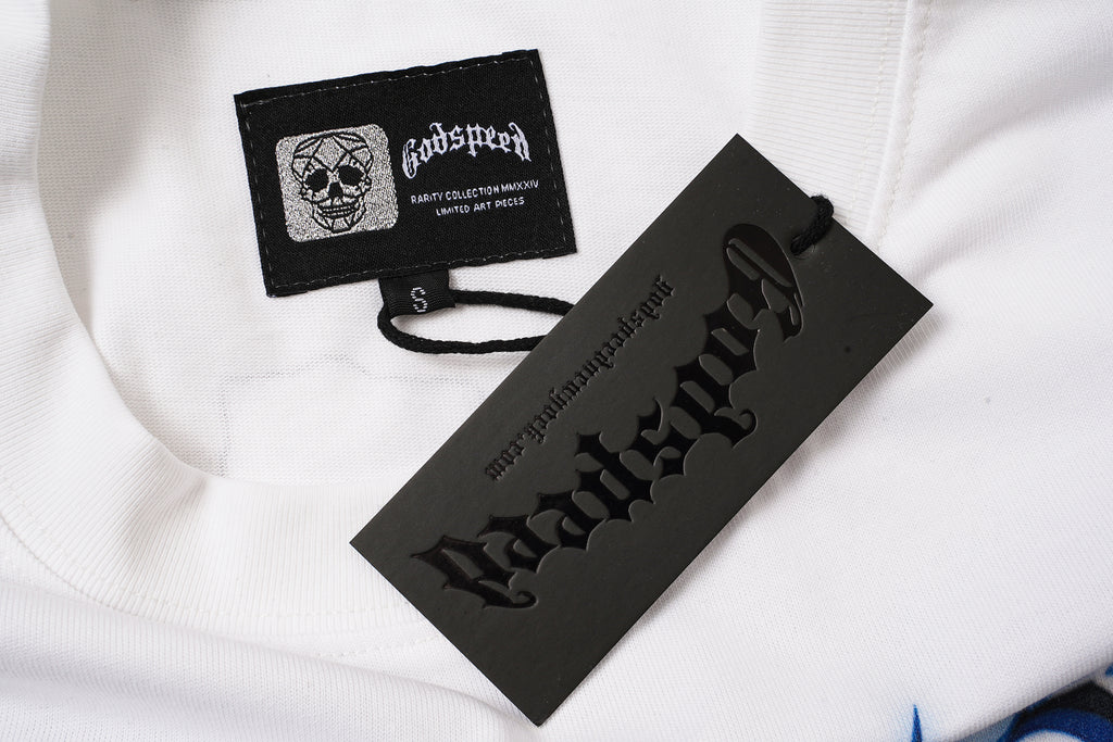 Godspeed Out Of Many One White Graphic T‑Shirt