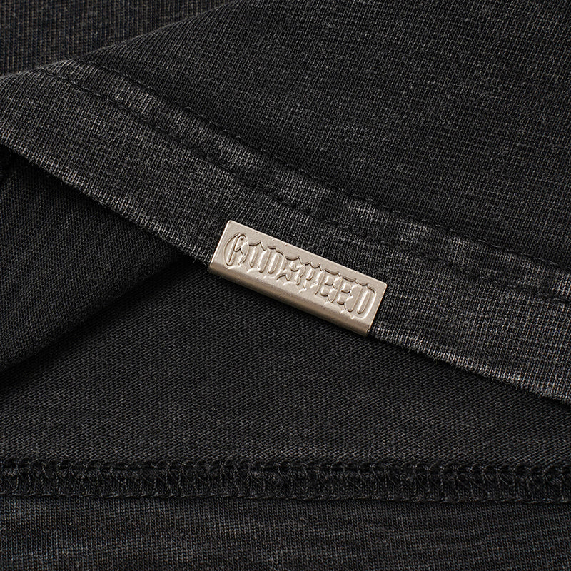 Godspeed Vintage Washed Badge Graphic T‑Shirt