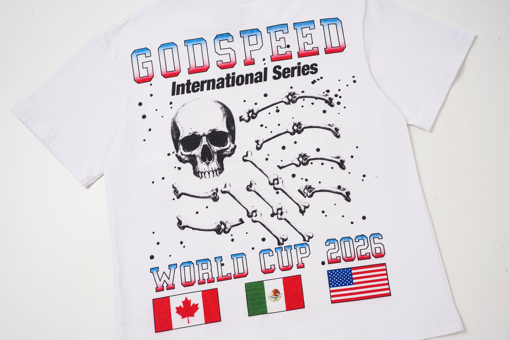 Godspeed Colour‑Skull Graphic T‑Shirt