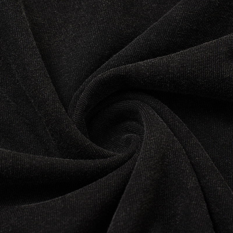 Godspeed Skull Print Black T‑Shirt