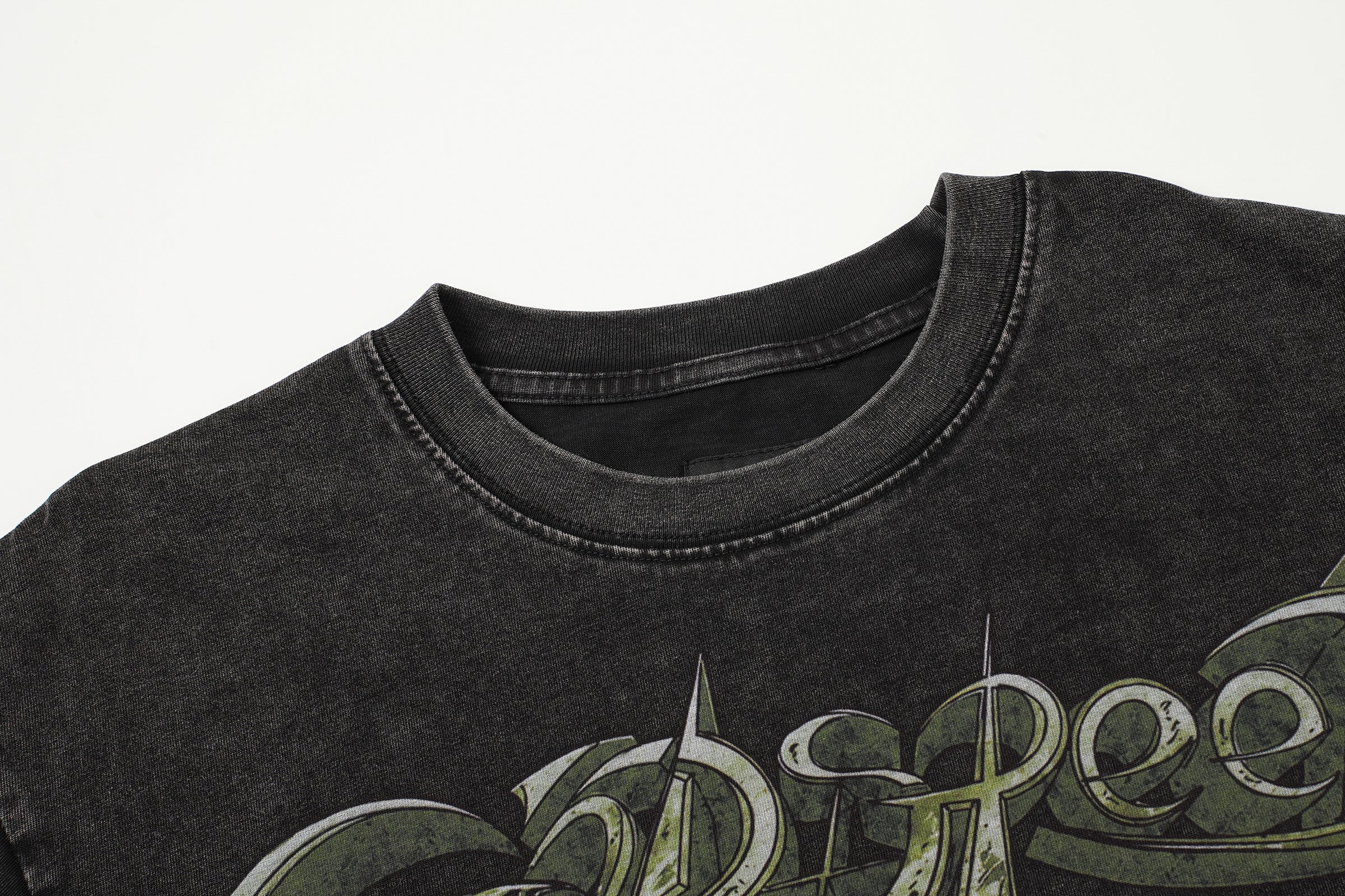 Godspeed Badges of Honor Skull Graphic T‑Shirt