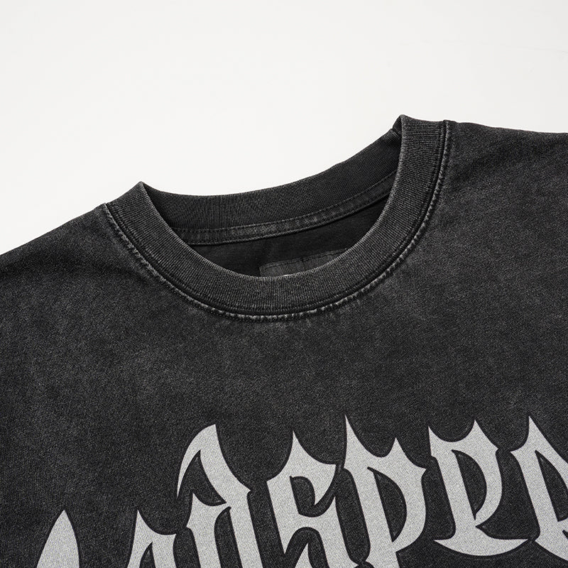 Godspeed Vintage Truck Skull Graphic T‑Shirt