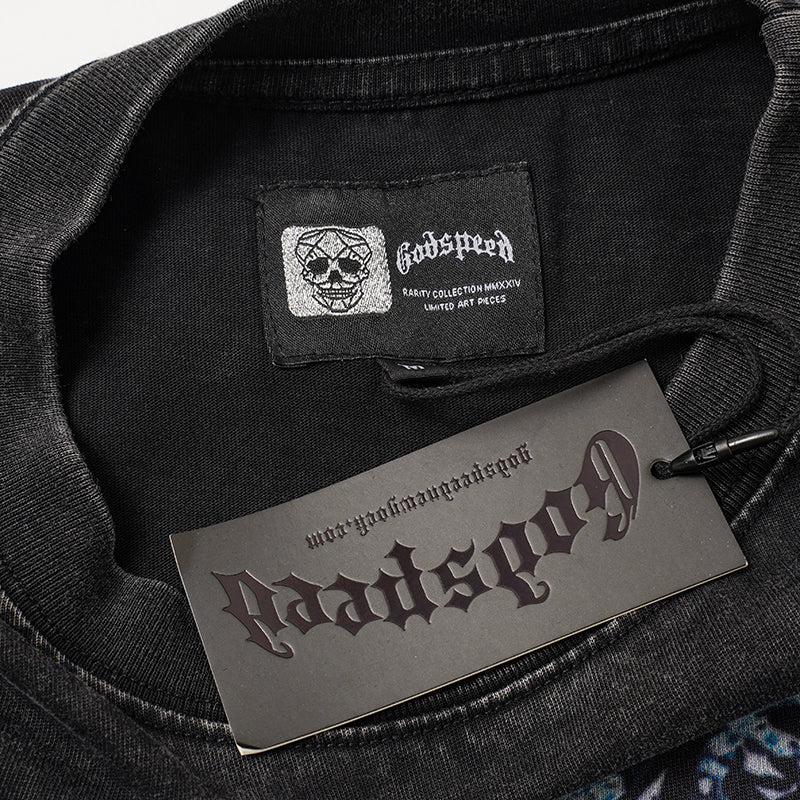 Godspeed Horse Graphic Vintage T‑Shirt