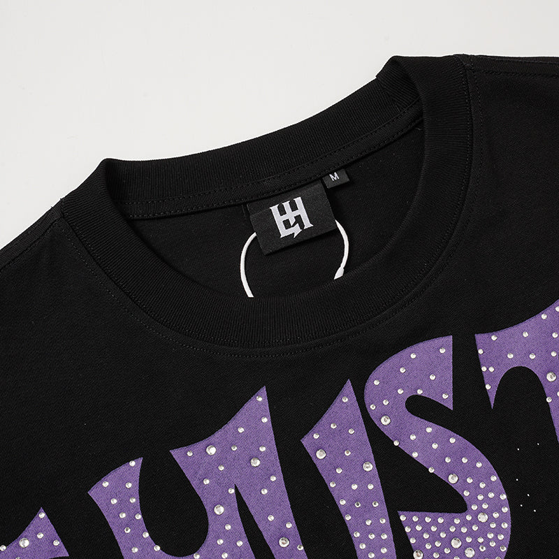 Life Hustlers Space‑Astronaut Graphic Black T‑Shirt