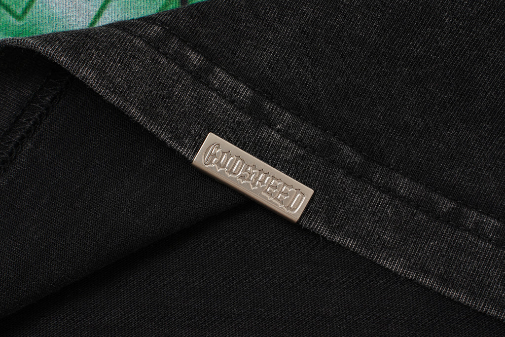 Godspeed Statue Graphic Black T‑Shirt