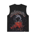 Godspeed Skull Graphic Black Washed Tank Top