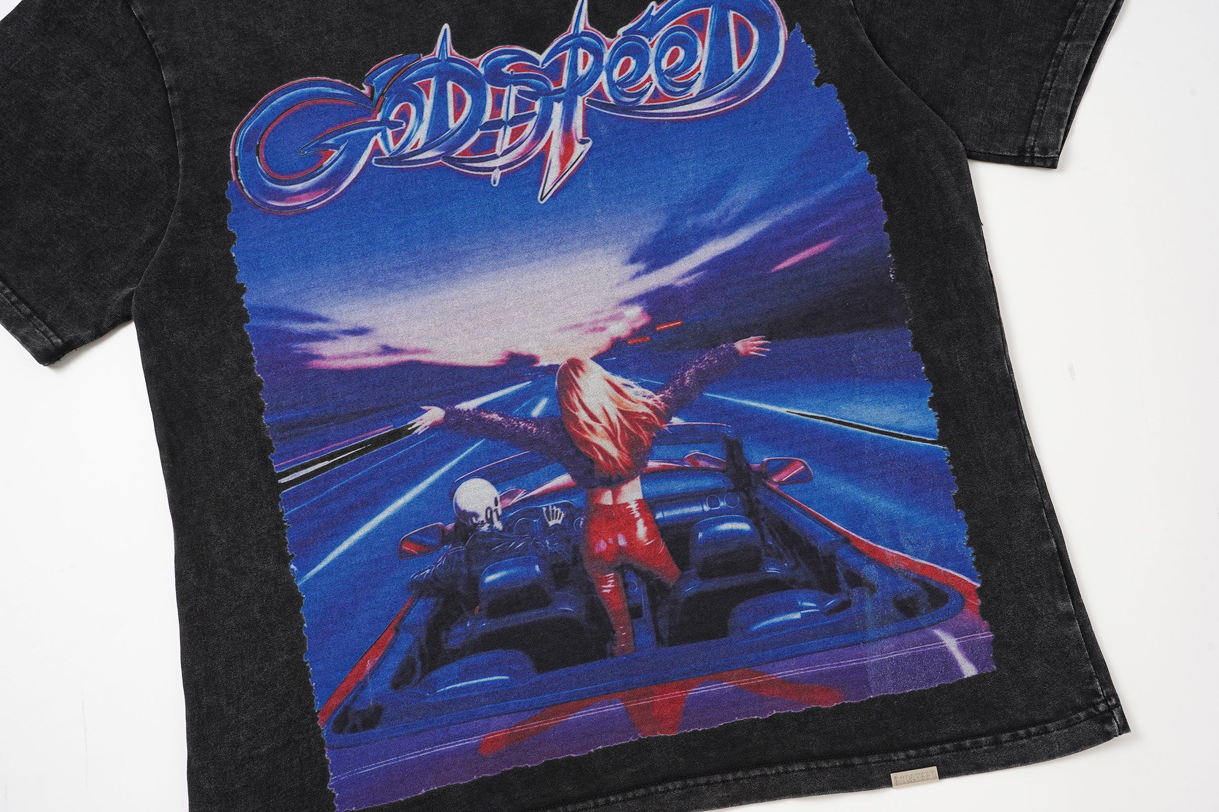 Godspeed Retro Sky‑Scene Graphic T‑Shirt
