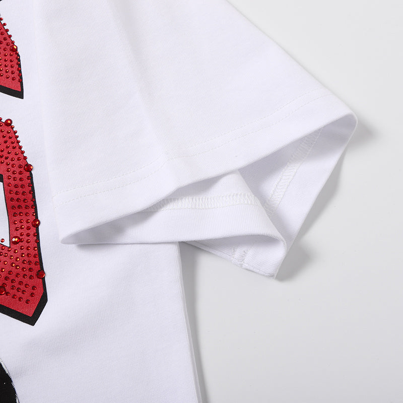 Life Hustlers Wrestler Graphic White T‑Shirt