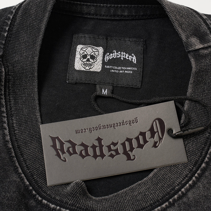 Godspeed Vintage Truck Skull Graphic T‑Shirt