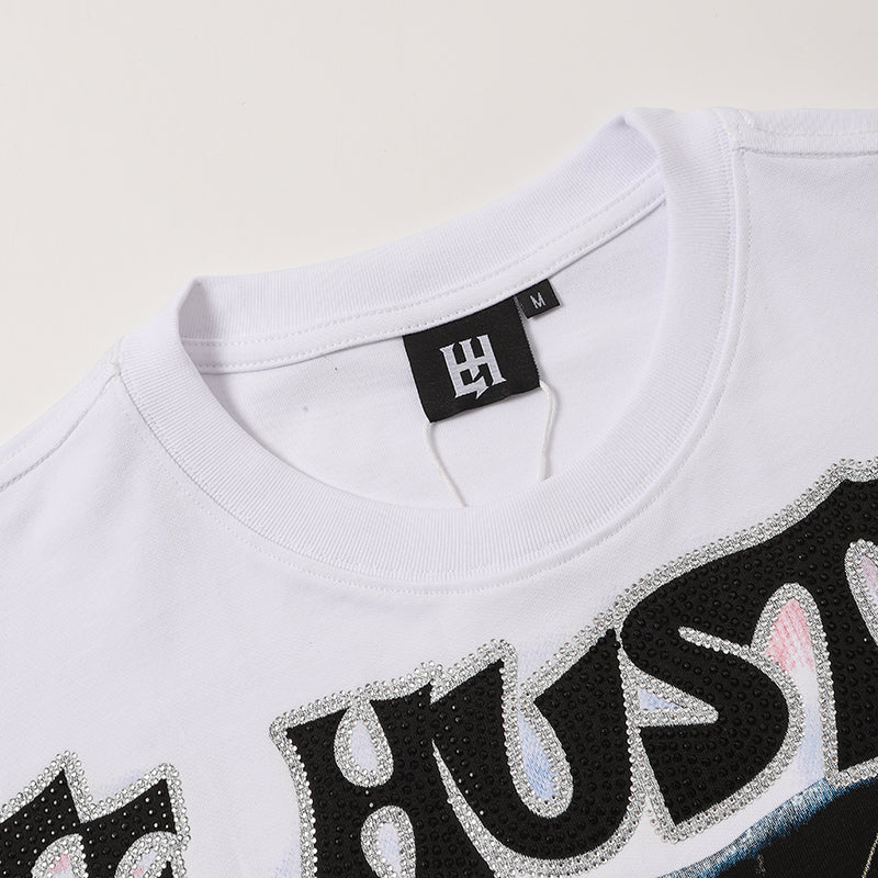 Life Hustlers Black Panther Graphic White T‑Shirt