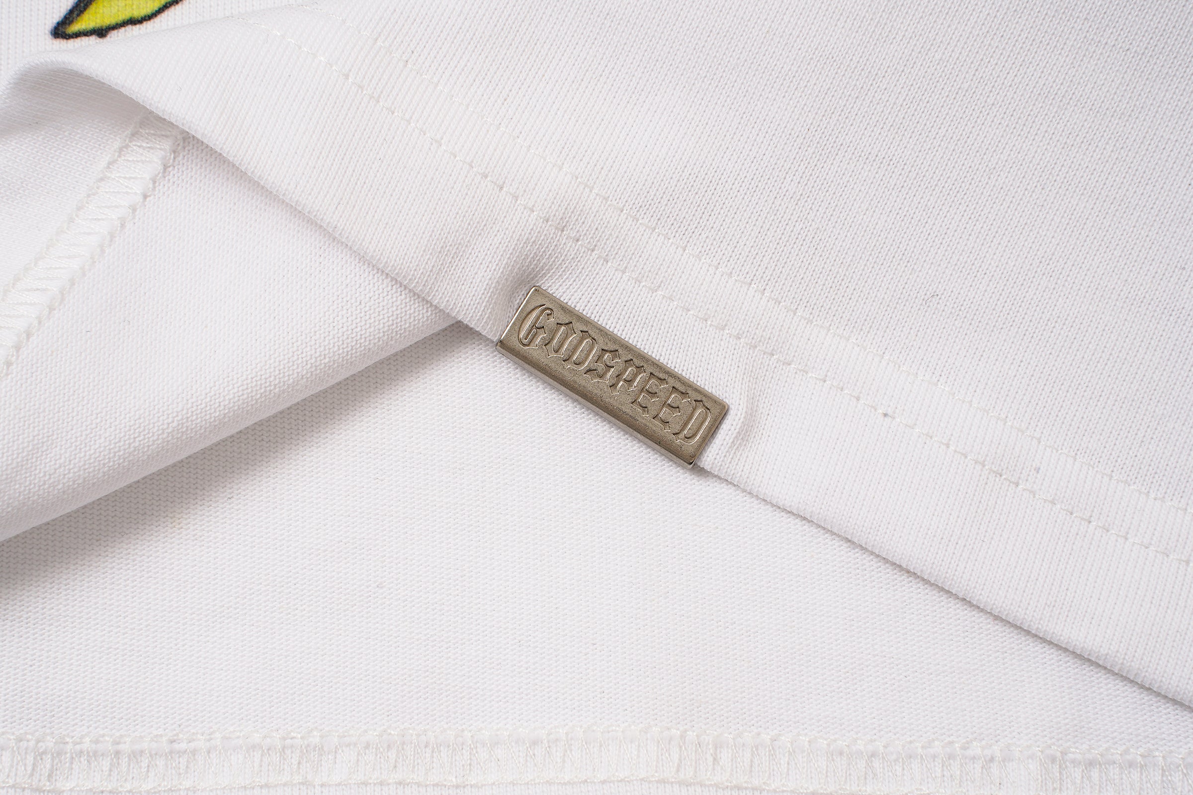 Godspeed Floral Skull White T‑Shirt